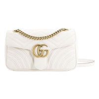 (WMNS) Gucci GG Marmont Small-Sized Single-Shoulder Bag White 443497-DTDIT-9022