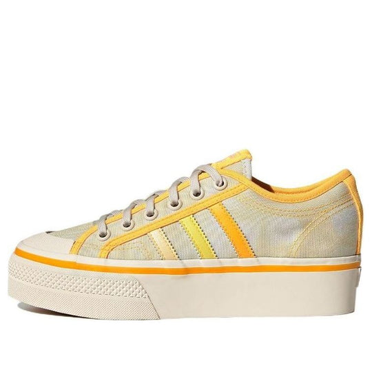 (WMNS) adidas Nizza Platform 'Almost Yellow Orange Tint' GX4607