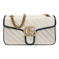 (WMNS) Gucci Marmont Series Bag Pack Small White 443497-0OLFX-9085