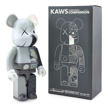 KAWS x BE@RBRICK 1000% K-BED10GY