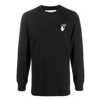 Off-White FW20 Pascal Arrow Sports Sweat Shirt Men's Black OMAB001F20FAB0021001