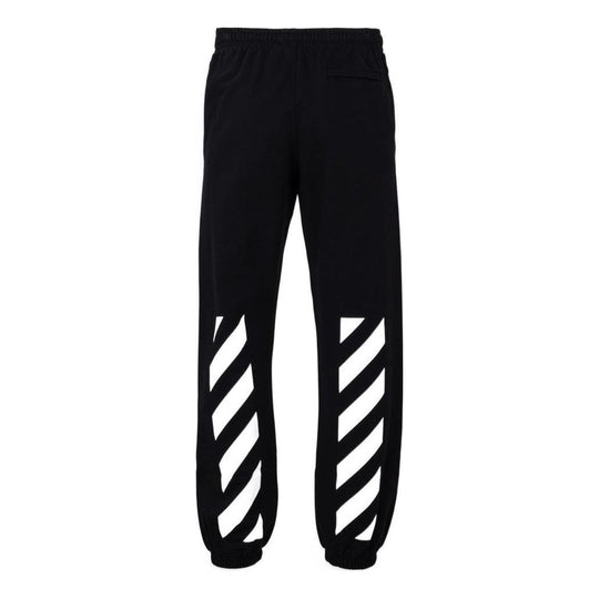 Men's Off-White SS22 Solid Color Casual Pants/Trousers Black OMCH029C99FLE0021001