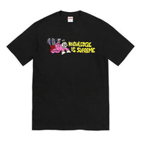 Supreme SS22 Week 1 Knowledge Tee T SUP-SS22-002-BLK