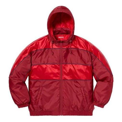 Supreme Sports Piping Puffy Jacket 'Red' SUP-FW19-467