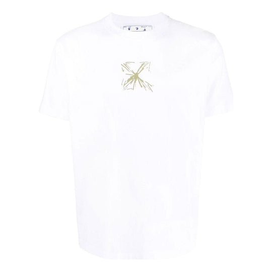 Off-White Arrows-Print Cotton Tee 'White' OMAA027S23JER0050117