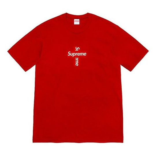 Supreme Week 17 Cross Box Logo Tee LogoT SUP-FW20-371-RED