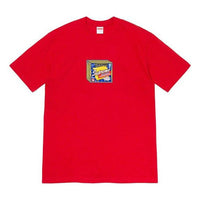 Supreme FW19 Week 7 Cheese Tee Printing Short Sleeve Unisex Red SUP-FW19-761