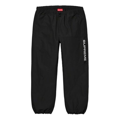 Supreme FW19 Week 2 Heavy Nylon Pant Casual Pants Unisex Black SUP-FW19-281
