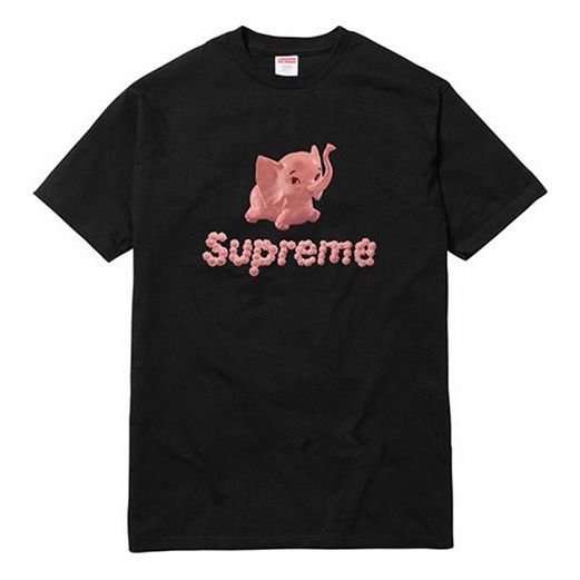 Supreme SS17 Elephant Tee Black Small Short Sleeve Unisex SUP-SS17-317