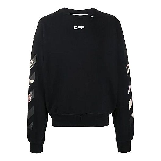 Off-White SS20 Caravaggio Arrows Mens Sweatshirt OMBA035S20E300041088