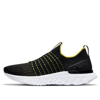 Nike React Phantom Run Flyknit 2 'Black Sonic Yellow' CJ0277-004