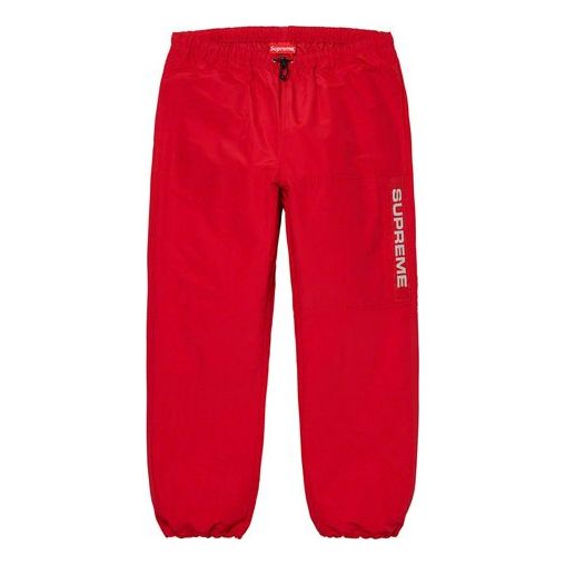 Supreme FW19 Week 2 Heavy Nylon Pant Casual Pants Unisex Red SUP-FW19-283