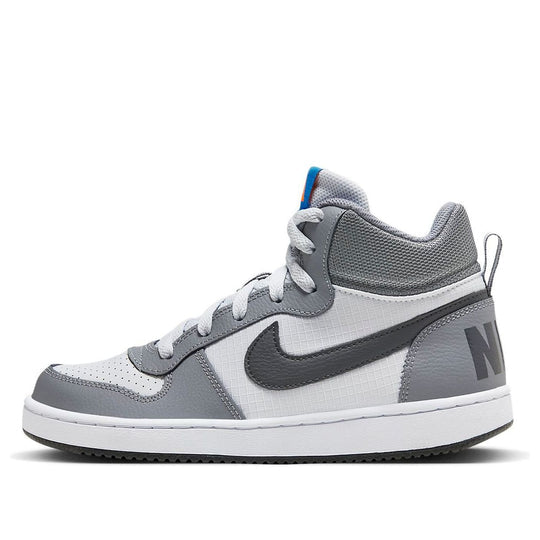 (GS) Nike Court Borough Mid 'Cool Grey Anthracite' 839977-009