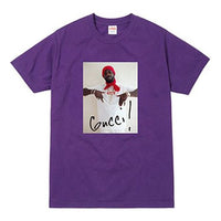 Supreme FW16 Gucci Mane Tee Purple Character Printing Short Sleeve Unisex SS18-0226