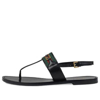 (WMNS) Gucci Sandals Black 624308-DH790-1072