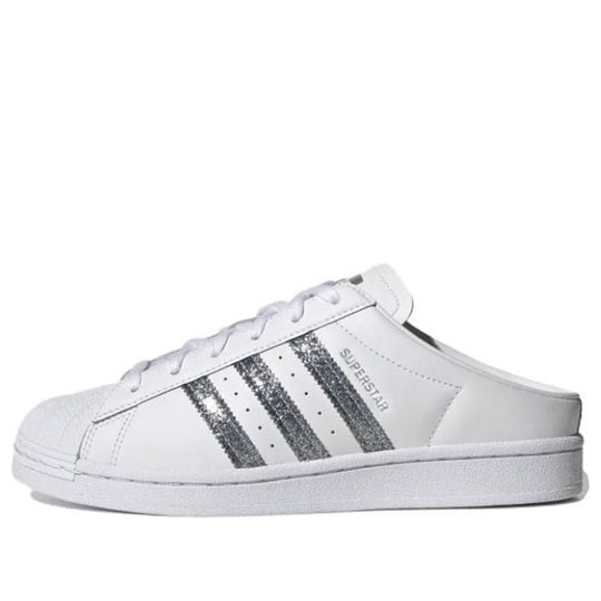 (WMNS) adidas Superstar Mule 'White Silver Metallic' FZ2260