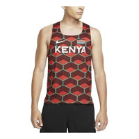 Nike Dri-FIT ADV Team Kenya AeroSwift Running Tank Singlet 'Green Red' CV0371-673