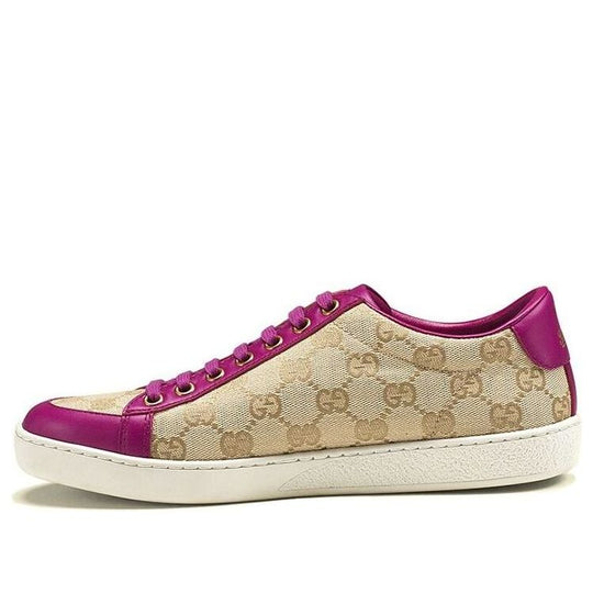 (WMNS) Gucci Brooklyn GG Supreme Low 'Beige New Rosette' 338883-TAZ0-9766