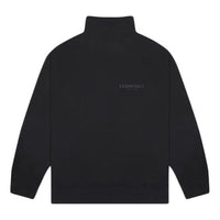 Fear of God Essentials SS20 Black Mock Neck Sweatshirt FOG-SS20-269