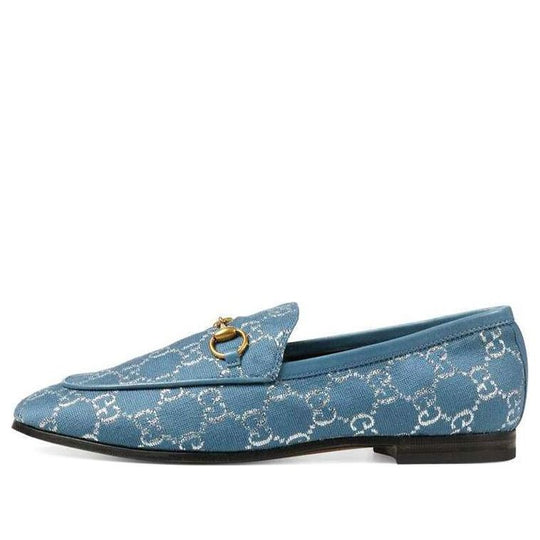 (WMNS) Gucci Jordaan Loafers Shoes Blue 431467-2C820-4691