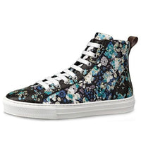 (WMNS) LOUIS VUITTON LV Stellar High-Top Sneakers Blue/Black 1A5N8O