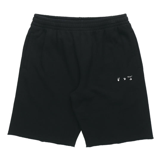 Off-White Men's SS21 Arrows Logo Sports Shorts Black OMCI006S21FLE0031001