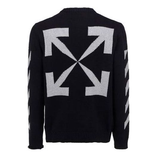 Off-White Men's SS21 SS21 logo Shirt Black OMHE023R21KNI0011041