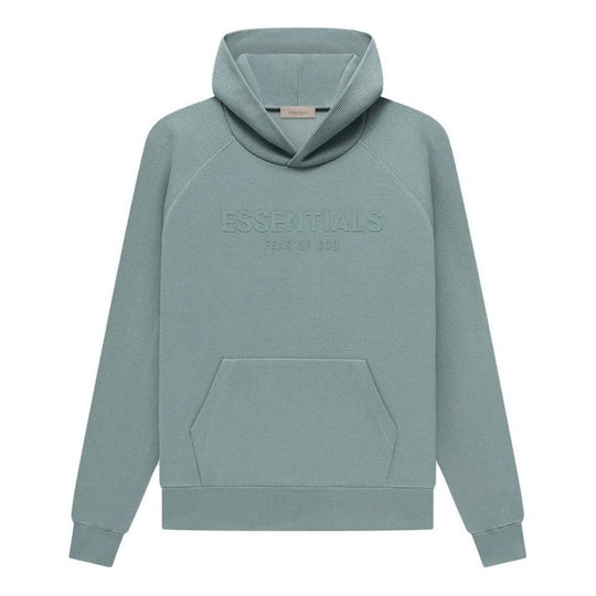 Fear of God Essentials SS23 Waffle Raglan Hoodie 'Sycamore' FOG-SS23-034