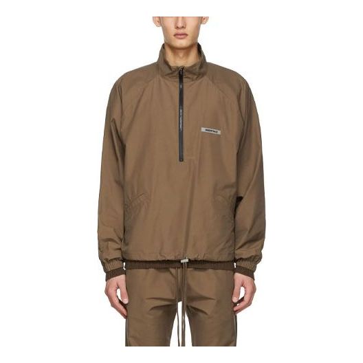 Fear of God Essentials FW20 Sports Jacket brown FOG-FW20-243