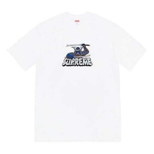 Supreme Week 1 Samurai Tee Pattern Printing Casual Short Sleeve Unisex SUP-FW21-133