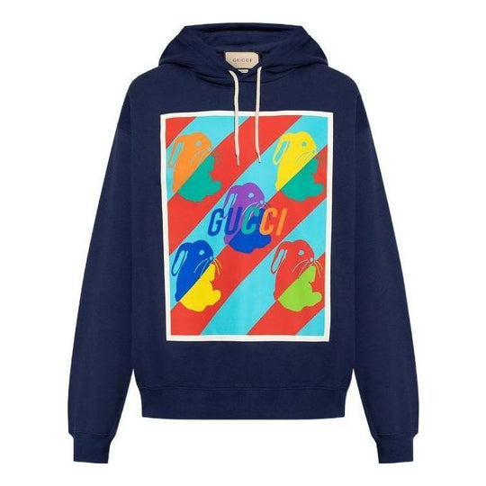 Gucci Graphic Paint Hoodie 'Navy Multi' 728986-XJE78-4684