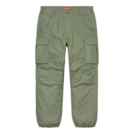 Supreme SS20 Week 1 Cargo Pant Drawstring Multiple Pockets Casual Pants Unisex Olive Green SUP-SS20-108