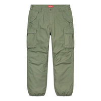 Supreme SS20 Week 1 Cargo Pant Drawstring Multiple Pockets Casual Pants Unisex Olive Green SUP-SS20-108