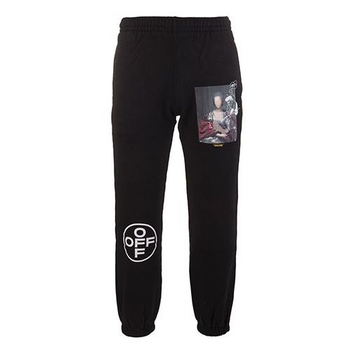 Off-White Mens Mariana de Silva Logo Sweatpants OMCH022E19E300051088