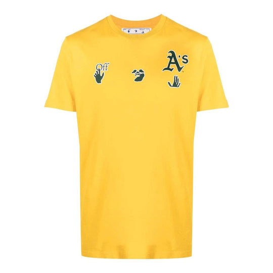 Off-White x MBL Oakland Athletics LogoT OMAA027G21JER0081845