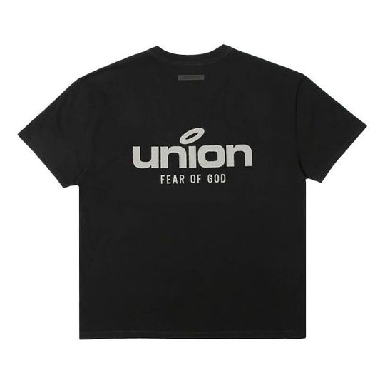 Fear of God Essentials x Union LA FW21 Vintage Tee Black FOG-FW21-091