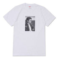 Supreme SS17 Michael Jackson Tee White Printing Character Short Sleeve Unisex SUP-SS17-400