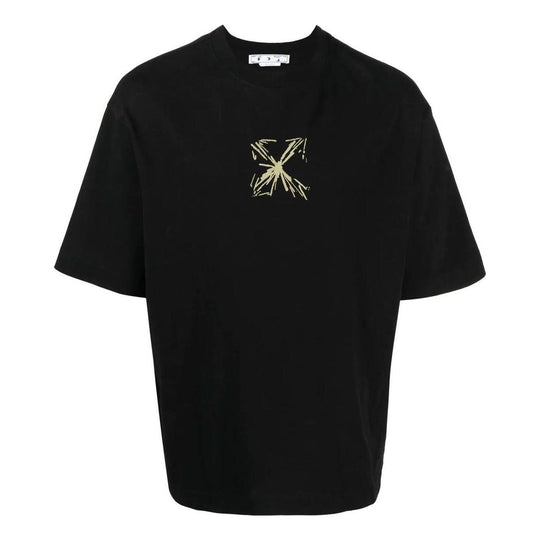 Off-White Arrows-Motif Tee 'Black' OMAA120S23JER0021017