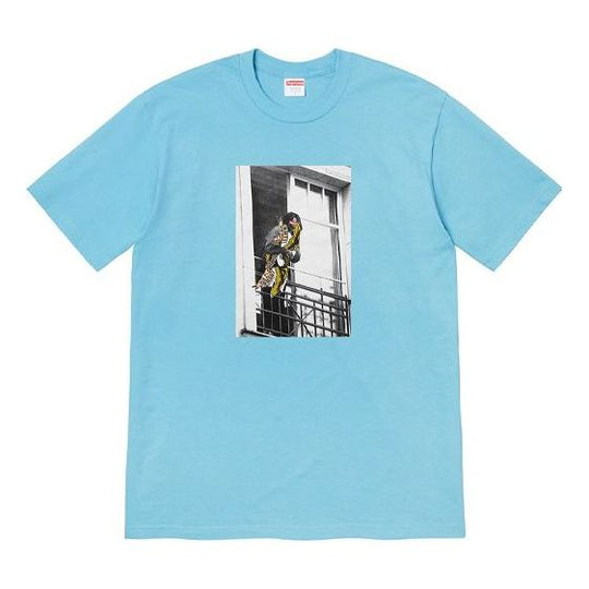 Supreme Week 14 x ANTIHERO Balcony Tee  T SUP-FW20-317-BLU