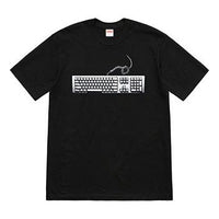 Supreme SS19 Keyboard Tee Black Pattern Short Sleeve Unisex SUP-SS19-730