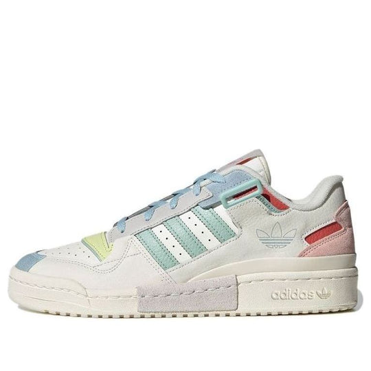 adidas originals Unisex Forum Exhibit Low Sneakers White/Pink/Blue GX4587