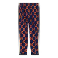 Men's Gucci Athleisure Casual Sports Long Pants/Trousers Blue Orange 522960-X9T39-4438