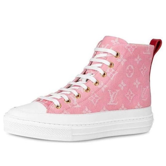 (WMNS) LOUIS VUITTON LV Stellar High-Top Sports Shoes Pink 1A7RQS