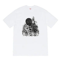 Supreme FW19 Week 7 Mercenary Tee Mercenaries Printing Short Sleeve Unisex White SUP-FW19-723