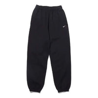 (WMNS) NikeLab Solo Swoosh Fleece Sweatpants Asia Sizing 'Black' DA0334-010