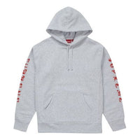 Supreme FW18 Gradient Sleeve Hooded Sweatshirt Ash 'Grey' SUP-FW18-852