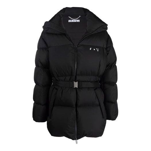 Off-White Puffer Down Jacket 'Black' OMED029F21FAB0011001