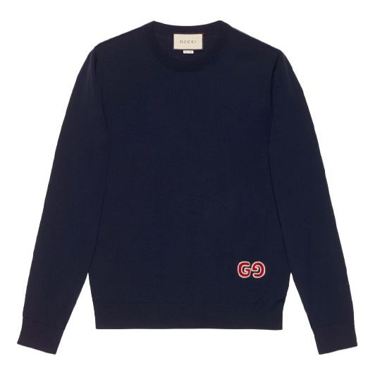 Gucci SS21 Wool Jumper 'Navy' 576810-XKAOW-4440