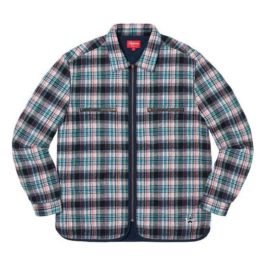 Supreme FW19 Week 14 Quilted Plaid Zip Up SUP-FW19-10737