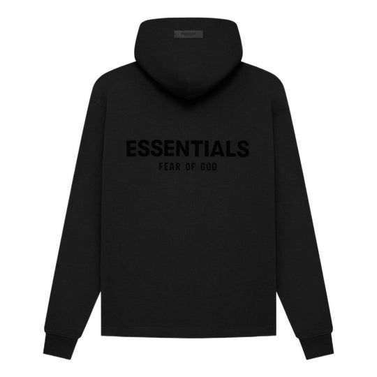 Fear of God Essentials SS22 Relaxed Stretch Limo Hoodie 'Black' FOG-SS22-334